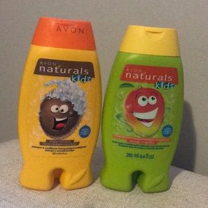 Avon naturals kids shampoo/conditioner & body wash